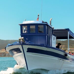 Barco bateeiro restaurado